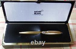 Montblanc Meisterstuck Solitaire Gold-Plated Ballpoint Pen in Original Box Used