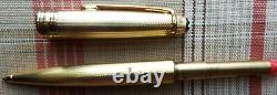 Montblanc Meisterstuck Solitaire Gold-Plated Ballpoint Pen in Original Box Used