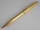 Montblanc Meisterstuck Solitaire Gold Plated Barley Ballpoint Pen FREE SHIPPING