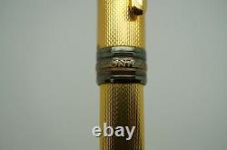 Montblanc Meisterstuck Solitaire Gold Plated Barley Ballpoint Pen Germany 1644