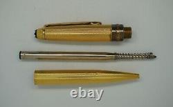 Montblanc Meisterstuck Solitaire Gold Plated Barley Ballpoint Pen Germany 1644