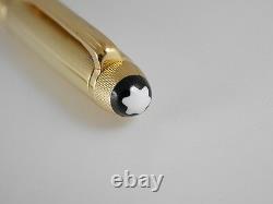 Montblanc Meisterstuck Solitaire Gold Plated Barley Ballpoint Pen (used)