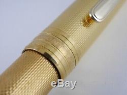 Montblanc Meisterstuck Solitaire Gold Plated Barley Ballpoint Pen (used) F/S