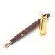 Montblanc Meisterstuck Solitaire Maroon & Gold 18K 750 Fountain Pen USED
