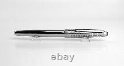 Montblanc Meisterstuck Solitaire Stainless Steel 24844 Fountain Pen 9943 Gold M