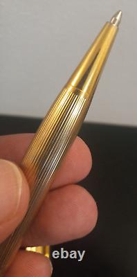 Montblanc Meisterstuck Solitaire Vermeil Ballpoint Pen Gold Gilt