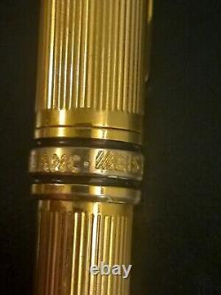 Montblanc Meisterstuck Solitaire Vermeil Ballpoint Pen Gold Gilt
