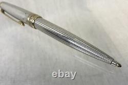 Montblanc Meisterstuck Sterling Silver 925 and Gold Ballpoint Pen
