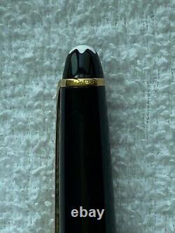 Montblanc Meisterstuck West Germany ballpoint pen black gold trim