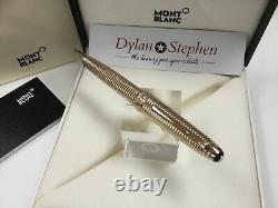Montblanc Meisterstuck solitaire geometry champagne gold ballpoint pen NEW