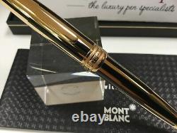 Montblanc Meisterstuck solitaire gold and black ballpoint pen NEW