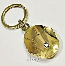 Montblanc Solitaire Meisterstuck keychain gold plated Key ring