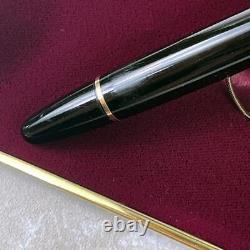 Montblanc Vintage Fountain Pen #146 Meisterstuck 18K Nib F Gold-coated Clip