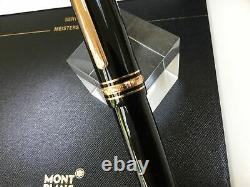 Montblanc meisterstuck 149 red gold fountain pen 18K medium gold nib