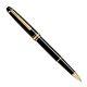 NEW MONTBLANC MEISTERSTUCK GOLD-COATED ROLLERBALL PEN in Leather case Gift Deal