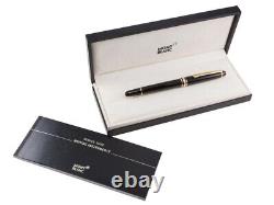 New Authentic Montblanc Meisterstuck Gold Coated Classique Rollerball Pen