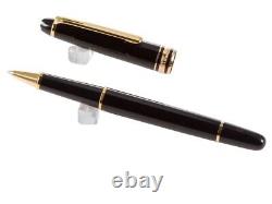 New Montblanc Meisterstuck Classique Gold Trim Rollerball Pen Unique Gifts