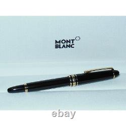 New Montblanc Meisterstuck Hommage Mozart Fountain Pen Black/Gold 107704 OB Nib