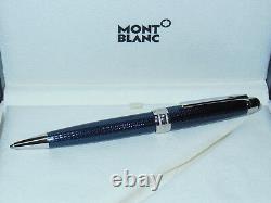 NewithTorn Box Montblanc Meisterstuck Solitaire Blue Hour Midsize Ballpoint Pen