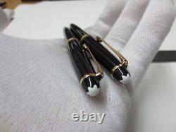 Pair MONTBLANC Meisterstuck Pen/Pencil Set (Black/Gold) (b)