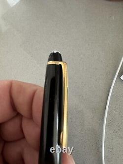 Pre-Owned Montblanc Meisterstuck Black & Gold Classique Ballpoint Pen Vintage