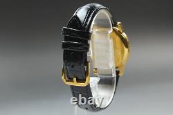 Rare Exc+5 MONTBLANC MEISTERSTUCK 7005 Unisex Quartz White Watch From JAPAN
