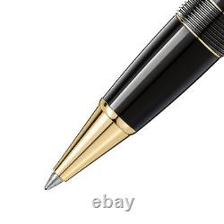 Rollerball pen Montblanc Meisterstuck 11402 LeGrand in black resin and gold trim