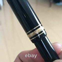 Used 146 14k MONTBLANC Meisterstuck fountain pen Gold with box from Japan