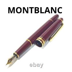 Used Montblanc Meisterstuck No. 144 Fountain Pen Color Bordeaux