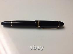 VINTAGE MONTBLANC MEISTERSTUCK 149 FOUNTAIN PEN With4910 2 TONE GOLD NIB. USED