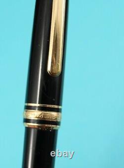 Vintage MONTBLANC MEISTERSTUCK Classic Black & Gold Ink Ballpoint Pen