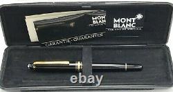 Vintage MONTBLANC Meisterstuck Classique 144 Fountain Pen, 14K Gold Fine Nib
