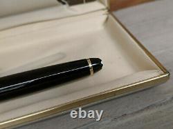 Vintage MONTBLANC Meisterstuck Classique 144 Fountain Pen Fine 18K Gold Nib