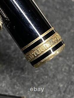 Vintage MontBlanc Meisterstuck Fountain Pen, 14k Gold Nib 4810 M And Case