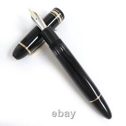 Vintage Montblanc Fountain Pen Meisterstuck 149 18k black x gold Free Shipping