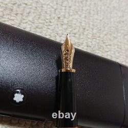 Vintage Montblanc Meisterstuck 4810 Fountain Pen 14k All Gold 1980's Used in JPN