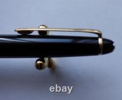 Vintage Montblanc Meisterstuck B? Llpoint Pen Black&Gold Trimq 1980`s