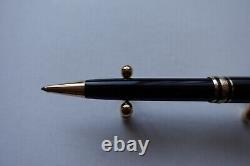 Vintage Montblanc Meisterstuck B? Llpoint Pen Black&Gold Trimq 1980`s