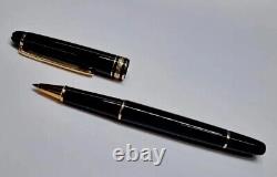 Vintage Montblanc Meisterstuck Ballpoint Pen Slip Cap Black