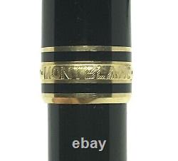 Vintage Montblanc Meisterstuck Black Gold Ballpoint pen
