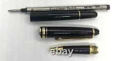 Vintage Montblanc Meisterstuck Black Gold Ballpoint pen