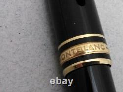 Vintage Montblanc Meisterstuck Classique Pix (163) Black Gold Trim Roller Pen