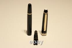 Vintage Nice W. Germany Fountain Pen Montblanc Meisterstuck With 14k Gold Nib
